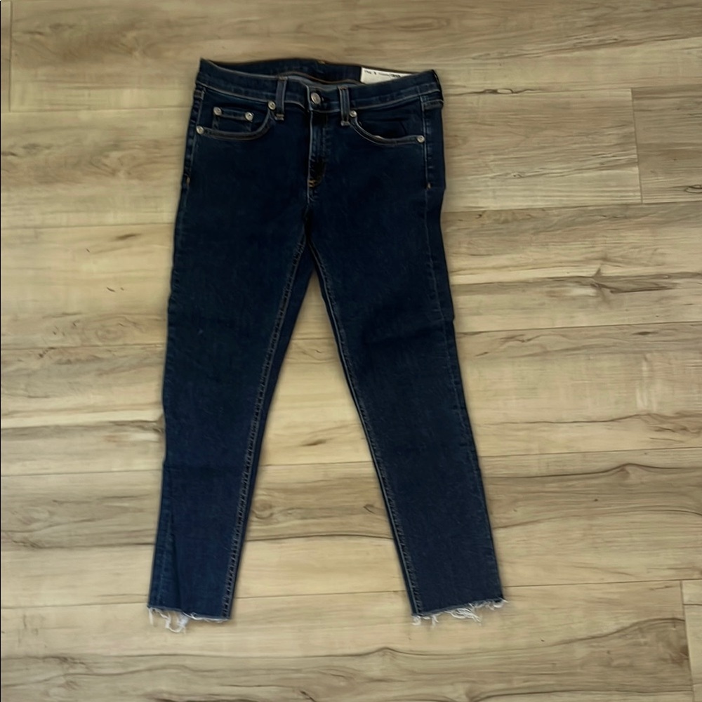 rag & bone Dark Indigo Ankle Jeans